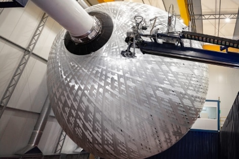 CorPower Ocean - CorPack C4 Bouy in Mobile Factory